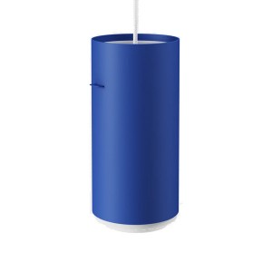 Brushed Aluminum Pendant Light Blue L - MOEBE