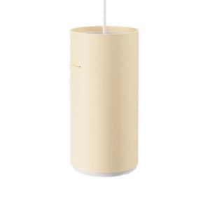 Brushed aluminum beige L suspension - MOEBE