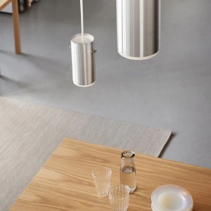 Suspension Aluminium brossé S - MOEBE