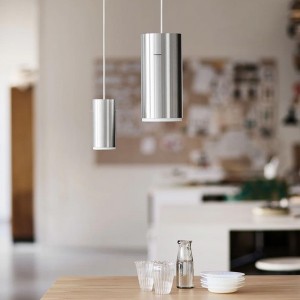 Suspension Aluminium brossé L - MOEBE
