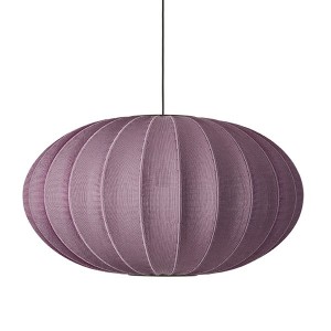 Knit-Wit 76 Oval Pendant Light Burgundy - Made By Hand
