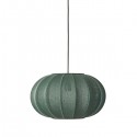 Knit-Wit 45 Oval Pendant Light Burgundy - Made By Hand