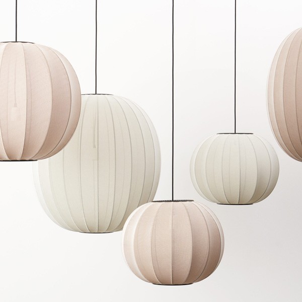 Knit-Wit 57 Oval Suspension Pearl White - Made By Hand