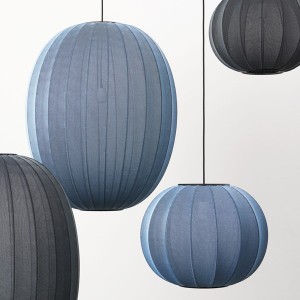 Knit-Wit 45 Oval Suspension Blue Stone - Made By Hand