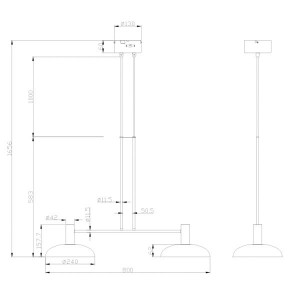 Ufo Long Pendant Lamp - Co Bankeryd