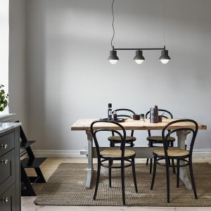 Down long black pendant light - Co Bankeryd