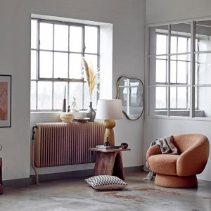 Ted fauteuil Marron bouclette - Bloomingville