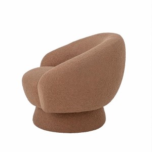 Ted fauteuil Marron bouclette - Bloomingville
