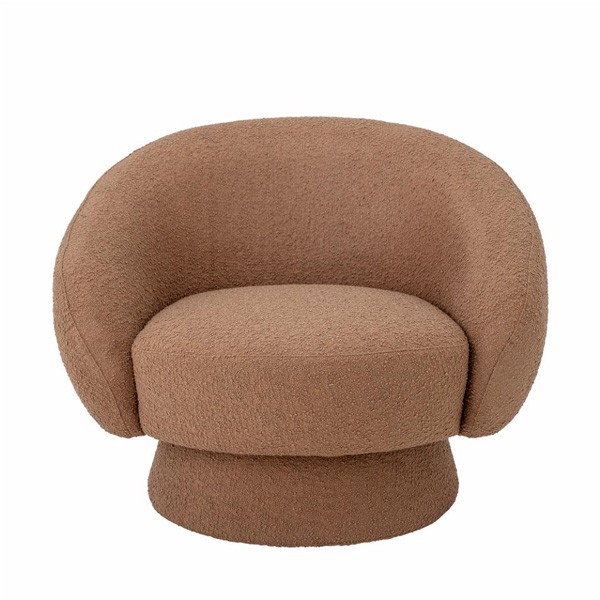Ted armchair Brown bouclette - Bloomingville