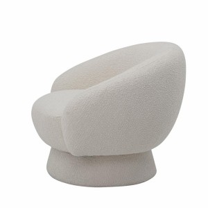 Ted armchair White bouclette - Bloomingville