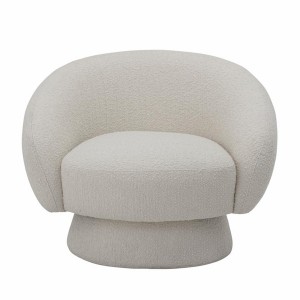 Ted fauteuil Blanc bouclette - Bloomingville