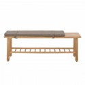 Fox bench in beige curly ash - 366 Concept