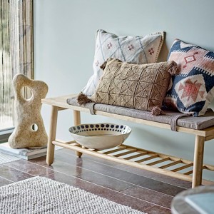 Linde Bench Nature Rubberwood - Bloomingville