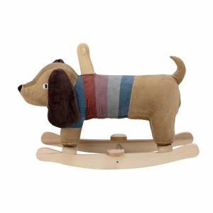 Charlie Rocking Toy Dog Marron Polyester - Bloomingville Mini