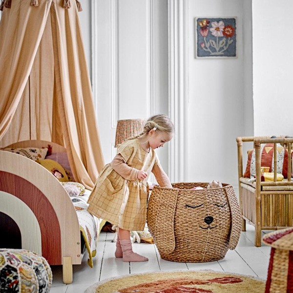 Set de 2 Paniers Milus Marron Herbe de Bankuan - Bloomingville Mini