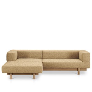 Alchemist Sofa with Left Chaise Longue Sand - EMKO