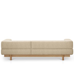 Alchemist sofa with right chaise longue beige - EMKO