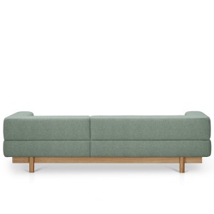 Alchemist Sofa with Right Chaise Longue Blue Light - EMKO