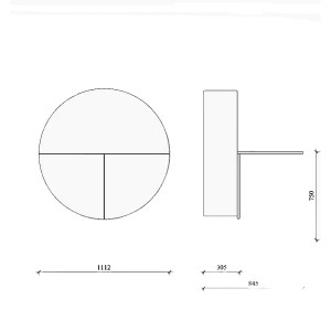 Pill White Wall Desk - EMKO