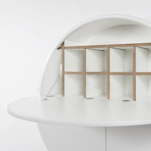 Pill White Wall Desk - EMKO