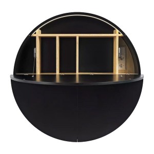 Pill Black Wall Desk - EMKO