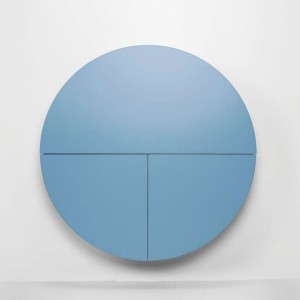 Wall-mounted desk white / Pill blue - EMKO
