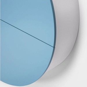 Bureau mural blanc / bleu Pill - EMKO