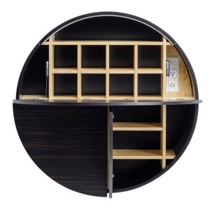 PILL dark ebony wall desk - EMKO