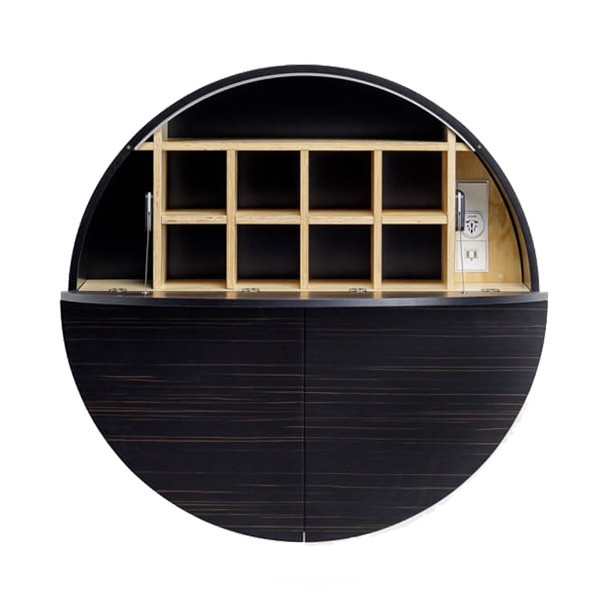 PILL dark ebony wall desk - EMKO