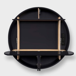 Pill Extra Black Wall Desk - EMKO