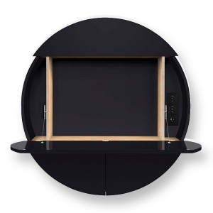 Bureau mural Noir Pill Extra - EMKO