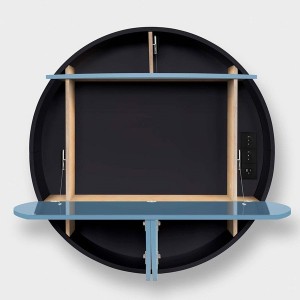 Bureau mural Noir / Bleu Pill Extra - EMKO