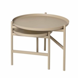 Turner Table Powder Coated Beige Metal - Broste Copenhagen