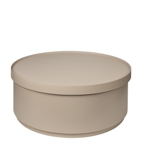 Ninna Table with storage beige - Broste Copenhagen