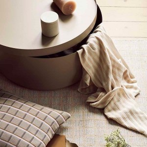 Ninna Table with storage beige - Broste Copenhagen