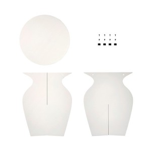 URNA light gray table - Broste Copenhagen