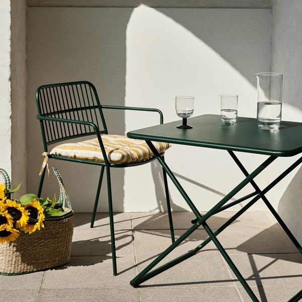 Eden Chaise accoudoirs Acier X2 - Broste Copenhagen