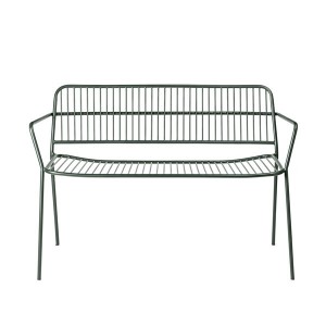 Eden bench Green Steel - Broste Copenhagen