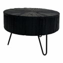 Talia black coffee table - Earthware Natural