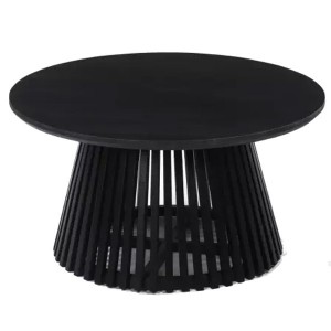 Talia black coffee table - Earthware Natural