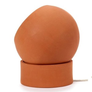Terracotta table lamp H36cm Low - Serax
