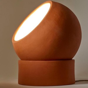 Terracotta table lamp H36cm Low - Serax
