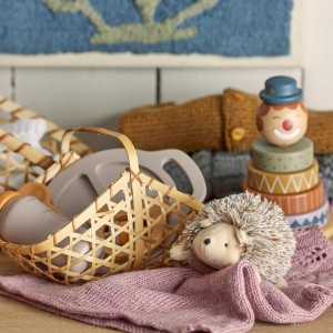 Sigfred Stacking Toy Brown - Bloomingville Mini