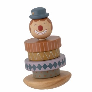Sigfred Stacking Toy Brown - Bloomingville Mini