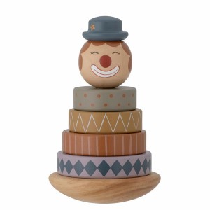 Sigfred Stacking Toy Brown - Bloomingville Mini