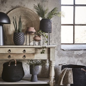 CAMILLE Pot L Black-brown - Affari of Sweden
