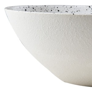 Togo Bowl L White Stoneware - Affari of Sweden
