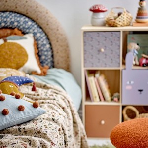 Bibliothèque Calle avec tiroirs Nature Paulownia - Bloomingville Mini