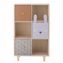 Bibliothèque Calle de Bloomingville MINI : Organisation et Charme Naturel dans la Chambre d'Enfant