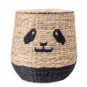 Cosmina Basket with Lid Nature Seagrass - Bloomingville Mini